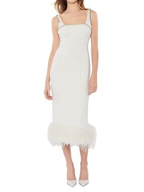 Likely Women's Georgie Dress, White, size 12